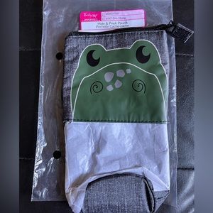 Thirty-One Hide & Peek Pouch Dino Chomp green